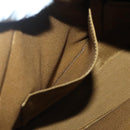 Salvatore Ferragamo Gancini Tote Bag Canvas Leather Light Blue Gold Auth gh706-23