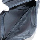 Gianni Versace Shoulder Bag Canvas Black Silver Auth gh707-20