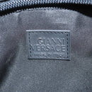 Gianni Versace Shoulder Bag Canvas Black Silver Auth gh707-11