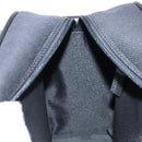 Gianni Versace Shoulder Bag Canvas Black Silver Auth gh707-22