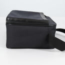 Gianni Versace Shoulder Bag Canvas Black Silver Auth gh707-4