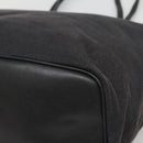 Salvatore Ferragamo Tote Bag Canvas Black Silver Auth gh708-9