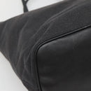 Salvatore Ferragamo Tote Bag Canvas Black Silver Auth gh708-14