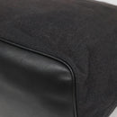 Salvatore Ferragamo Tote Bag Canvas Black Silver Auth gh708-15