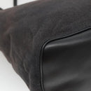 Salvatore Ferragamo Tote Bag Canvas Black Silver Auth gh708-16