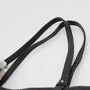 Salvatore Ferragamo Tote Bag Canvas Black Silver Auth gh708-8