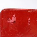 LOUIS VUITTON Monogram Vernis Reade PM Hand Bag Red Rouge M91088 LV Auth gh710-9