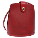 LOUIS VUITTON Epi Cluny Shoulder Bag Red M52257 LV Auth gh714-1