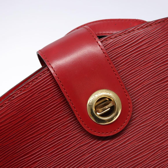 LOUIS VUITTON Epi Cluny Shoulder Bag Red M52257 LV Auth gh714