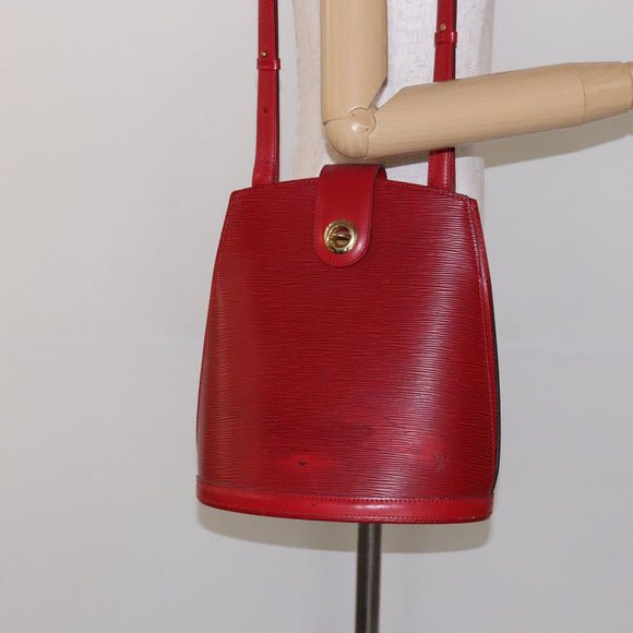 LOUIS VUITTON Epi Cluny Shoulder Bag Red M52257 LV Auth gh714