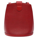 LOUIS VUITTON Epi Cluny Shoulder Bag Red M52257 LV Auth gh714-2