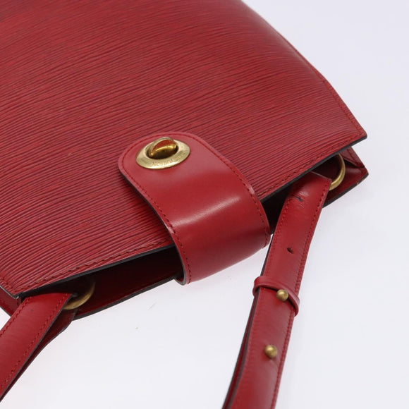 LOUIS VUITTON Epi Cluny Shoulder Bag Red M52257 LV Auth gh714