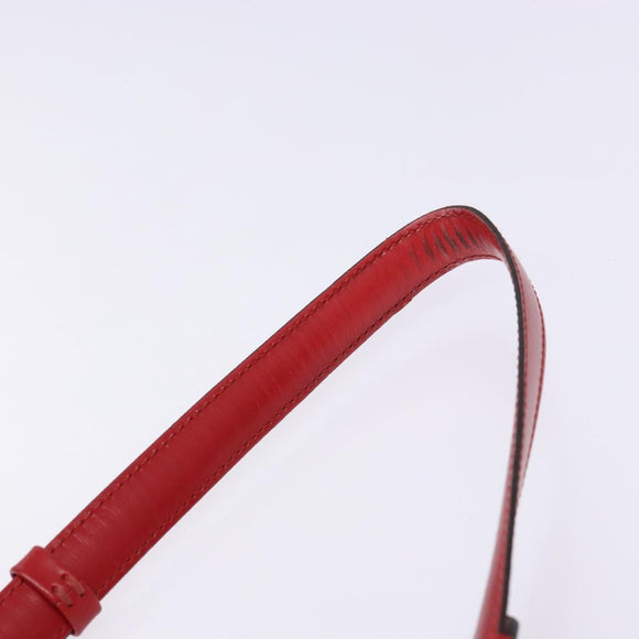 LOUIS VUITTON Epi Cluny Shoulder Bag Red M52257 LV Auth gh714