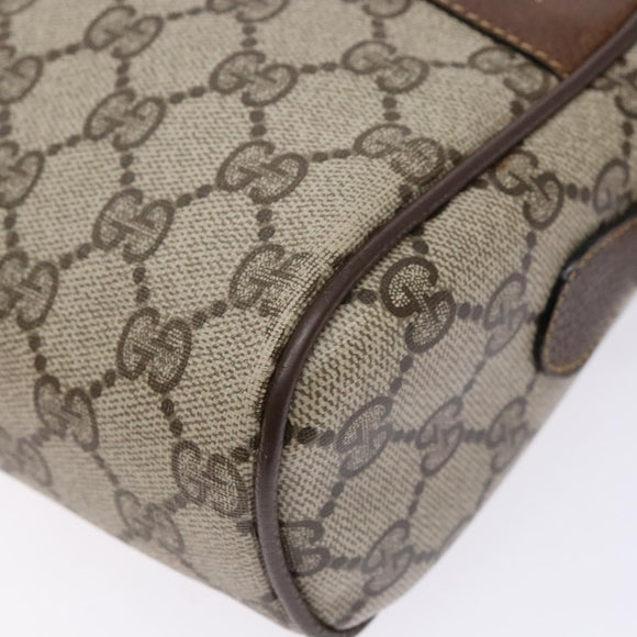 GUCCI GG Supreme Web Sherry Line Shoulder Bag PVC Beige 001 4071 5 Auth gh717