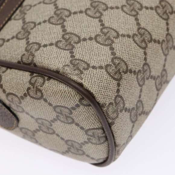 GUCCI GG Supreme Web Sherry Line Shoulder Bag PVC Beige 001 4071 5 Auth gh717