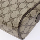 GUCCI GG Supreme Web Sherry Line Shoulder Bag PVC Beige 001 4071 5 Auth gh717-16
