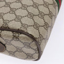 GUCCI GG Supreme Web Sherry Line Shoulder Bag PVC Beige 001 4071 5 Auth gh717-17
