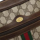 GUCCI GG Supreme Web Sherry Line Shoulder Bag PVC Beige 001 4071 5 Auth gh717-18