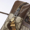 GUCCI GG Supreme Web Sherry Line Shoulder Bag PVC Beige 001 4071 5 Auth gh717-10