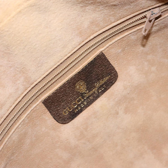 GUCCI GG Supreme Web Sherry Line Shoulder Bag PVC Beige 001 4071 5 Auth gh717