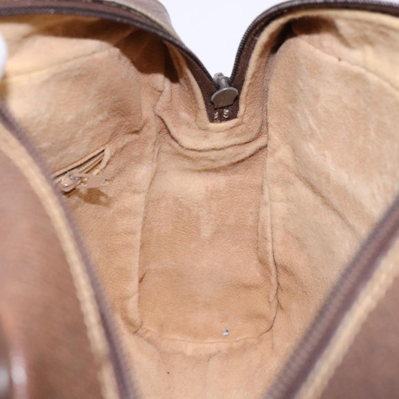 GUCCI GG Supreme Web Sherry Line Shoulder Bag PVC Beige 001 4071 5 Auth gh717