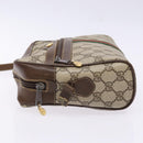 GUCCI GG Supreme Web Sherry Line Shoulder Bag PVC Beige 001 4071 5 Auth gh717-4
