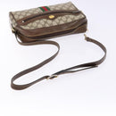 GUCCI GG Supreme Web Sherry Line Shoulder Bag PVC Beige 001 4071 5 Auth gh717-8