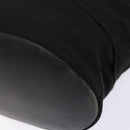 Salvatore Ferragamo Chain Shoulder Bag Canvas Black Gold Auth gh718-9