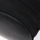 Salvatore Ferragamo Chain Shoulder Bag Canvas Black Gold Auth gh718-15