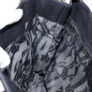 Salvatore Ferragamo Chain Shoulder Bag Canvas Black Gold Auth gh718-18