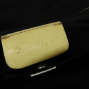 Christian Dior Trotter Canvas Shoulder Bag Black Silver Auth gh722-16