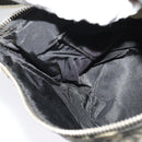 Christian Dior Trotter Canvas Shoulder Bag Black Silver Auth gh722-19