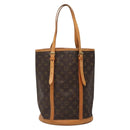 LOUIS VUITTON Monogram Bucket GM Shoulder Bag M42236 LV Auth gh725-13