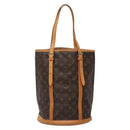 LOUIS VUITTON Monogram Bucket GM Shoulder Bag M42236 LV Auth gh725-2