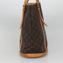 LOUIS VUITTON Monogram Bucket GM Shoulder Bag M42236 LV Auth gh725-3