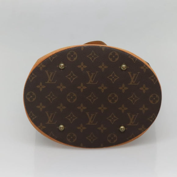 LOUIS VUITTON Monogram Bucket GM Shoulder Bag M42236 LV Auth gh725