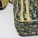 Christian Dior Trotter Canvas Shoulder Bag Navy Silver Auth gh726-15