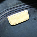 Christian Dior Trotter Canvas Shoulder Bag Navy Silver Auth gh726-18