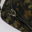 Christian Dior Trotter Canvas Shoulder Bag Navy Silver Auth gh726-8