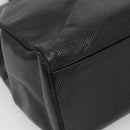 Salvatore Ferragamo Vala Tote Bag Leather Black Gold Auth gh727-16