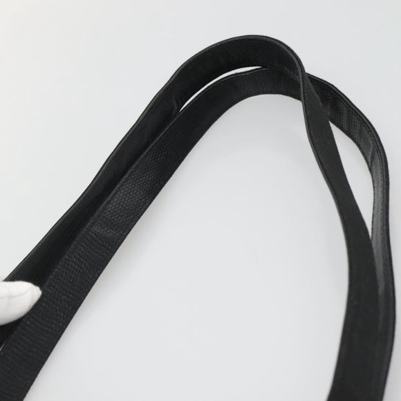 Salvatore Ferragamo Vala Tote Bag Leather Black Gold Auth gh727