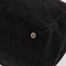 CHANEL New Travel line Tote Bag Nylon 2Set Beige Black CC Auth gh728-17