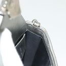 Miu Miu Matelasse Chain Shoulder Bag Leather Silver Auth gh730-20