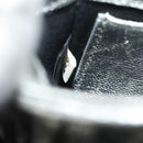 Miu Miu Matelasse Chain Shoulder Bag Leather Silver Auth gh730-12