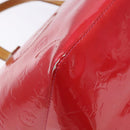 LOUIS VUITTON Monogram Vernis Bellevue PM Hand Bag Rose Pop M93669 Auth gh731-16