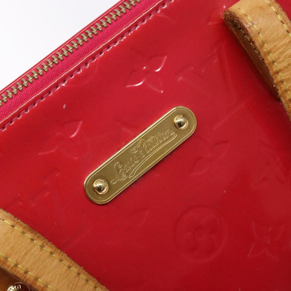 LOUIS VUITTON Monogram Vernis Bellevue PM Hand Bag Rose Pop M93669 Auth gh731