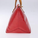 LOUIS VUITTON Monogram Vernis Bellevue PM Hand Bag Rose Pop M93669 Auth gh731-3