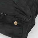 CHANEL New Travel line Tote Bag Nylon Black CC Auth gh732-16