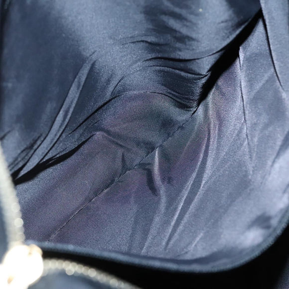 CHANEL New Travel line Tote Bag Nylon Black CC Auth gh732