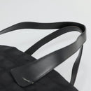 CHANEL New Travel line Tote Bag Nylon Black CC Auth gh732-14